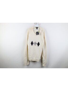 Deadstock Vintage 90s Marithe Francois Girbaud Mens XL Heavyweight Knit Sweater